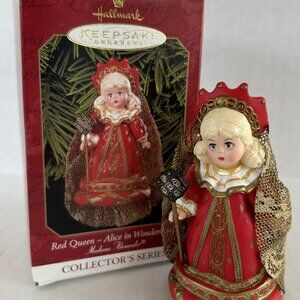 Vintage Hallmark Ornament Madame Alexander Red Queen Alice in Wonderland 1999